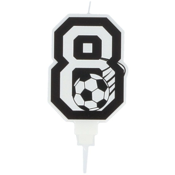 Vela de ftbol nmero 8 - 8, 5 cm 