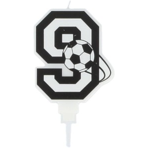 Vela de ftbol nmero 9 - 8,5 cm