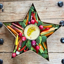 Bandeja de cartón kraft Estrella - 40 cm - Alimentaria. n°1