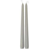 2 Velas Antorcha de Cera  Verde Gris