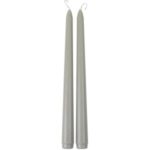 2 Velas Antorcha de Cera  Verde Gris