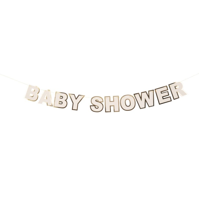Guirnalda para baby shower 