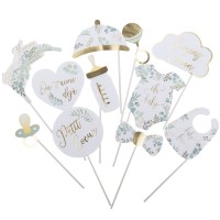 Contiene : 1 x Kit Photobooth Oh Baby - 11 Piezas
