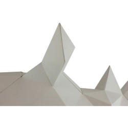Trofeo Rinoceronte Natural - Papel 3D. n2