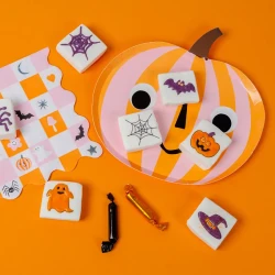Kit de 12 malvaviscos de Halloween para decorar. n2