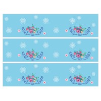 Contornos de pastel - Flores de nieve