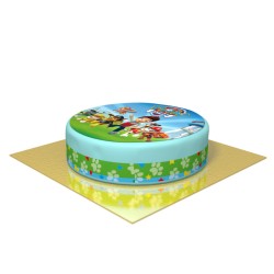 Contornos de tarta - Pata de Perro Verde. n°1
