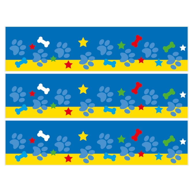 Contornos de tarta - Pata de Perro Azul 