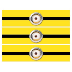 Contornos de pastel de azcar - Minions