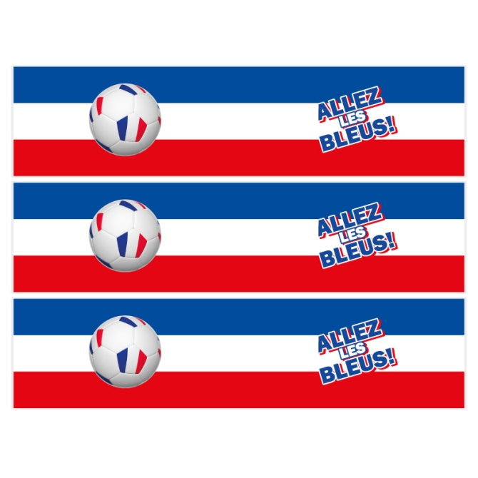 Esquemas de tarta - Allez les Bleus 