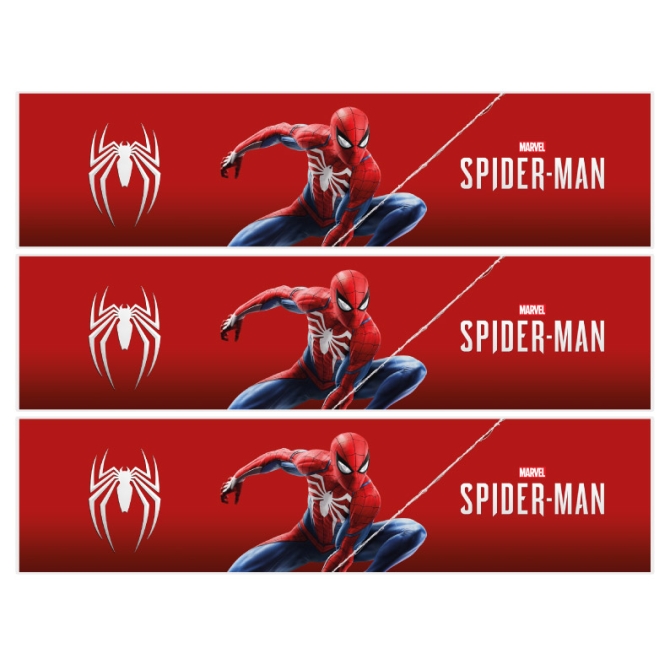 Contornos de pastel de azcar - Spider-Man Marvel 
