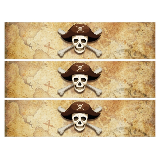 Esquemas de pastel - Pirata la Isla Fantasma 