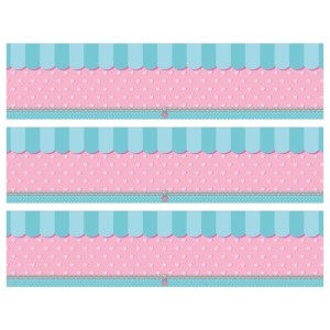 Contornos de pastel - Soporte rosa