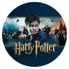 Disco para tarta Harry Potter - Saga (19 cm)