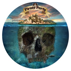 Disco de azcar Pirate the Phantom Island (19 cm)
