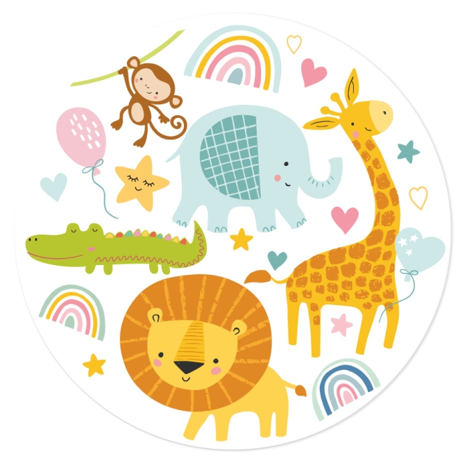 Disco de azúcar Jungle Baby (19 cm) 