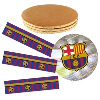 Kit Tarta FC Barcelona - Con bizcocho de vainilla