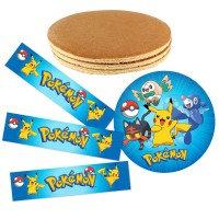 Kit Tarta Pokmon - Con bizcocho de vainilla