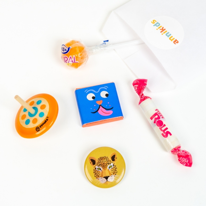 Set de pequeos regalos para invitados 