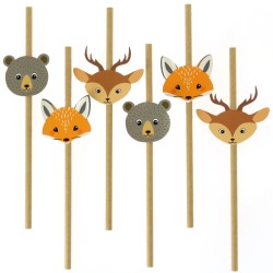 Grande Party Box de animales del bosque. n5