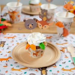 Kit Cupcake Animales del Bosque - Reciclable. n°4