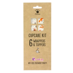 Kit Cupcake Animales del Bosque - Reciclable. n°5