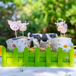 Kit Cupcake Animal Granja - Reciclable. n°1