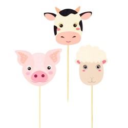 Cakes toppers Animales de la Granja - reciclables. n1