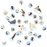 Confeti Animales Polares - Reciclable