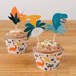 Kit Cupcake Dinosaurio - Reciclable. n1