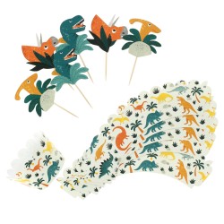 Kit Cupcake Dinosaurio - Reciclable. n2