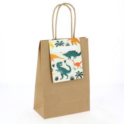 6 bolsas de regalo Dinosaurios - Reciclables. n2