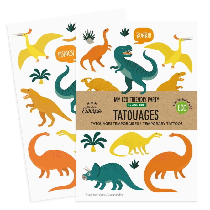 Tatuajes de dinosaurios - Ecolgicos 