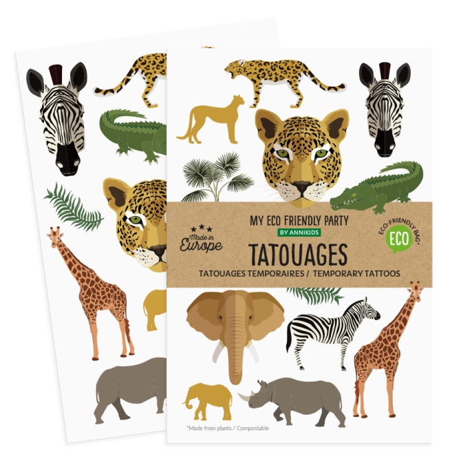 Tatuajes de Savannah - Ecolgicos 
