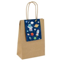 Contiene : 1 x 6 bolsas de regalos espacios - Reciclables