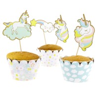 Kit de cupcakes de unicornio - Reciclable