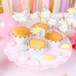 Kit de cupcakes de unicornio - Reciclable. n1