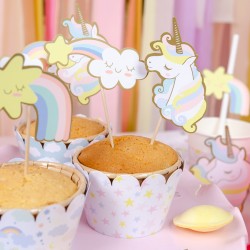 Kit de cupcakes de unicornio - Reciclable. n3