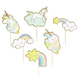 Kit de cupcakes de unicornio - Reciclable. n4