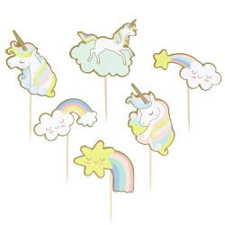 Kit de cupcakes de unicornio - Reciclable. n4