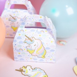 3 Cajas de regalo de unicornio - Reciclables. n3