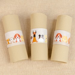 6 servilleteros para perros. n°1