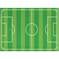 Decoraci�n para tarta Campo de F�tbol (29 � 20 cm) - Oblea