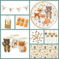 Grande Party Box de animales del bosque