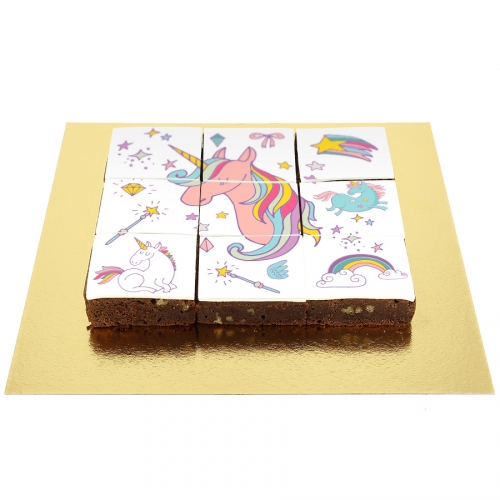 Unicornio Arco Iris Brownies para el cumpleaños de tu hijo - Annikids