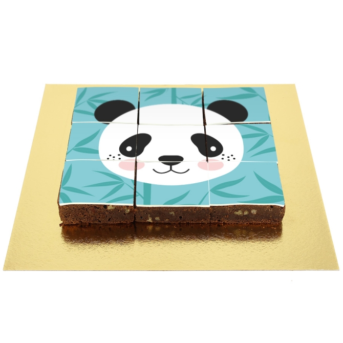 Brownies de panda 