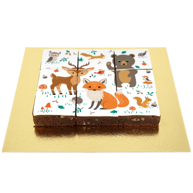 Brownies animales del bosque 