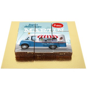 Brownies Camin de helados - Personalizable