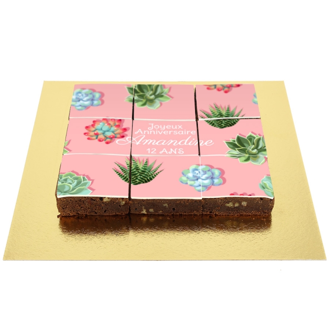 Brownies de cactus - Personalizables 