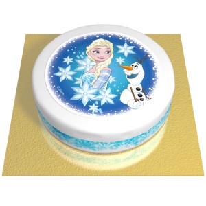 Tarta Elsa y Olaf -  20 cm
